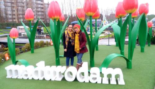 Bersama sahabat di DenHaag, Belanda